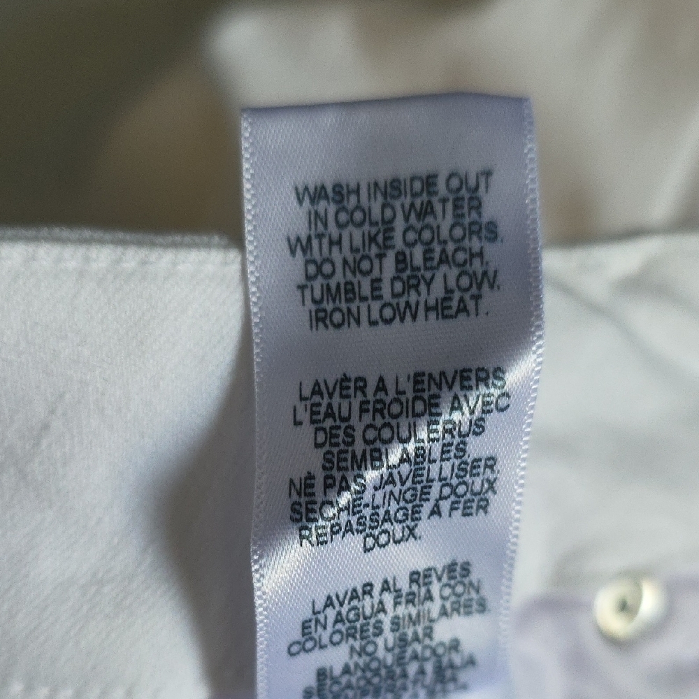 Good American Good Legs Skinny Jeans White - Picture 5 of 9